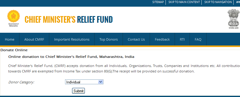 Chief-Minister's-Relief-Fund-Donate-online